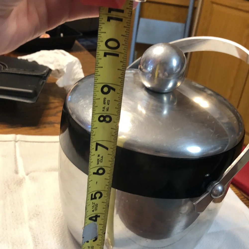 Aluminum MCM Ice Bucket by Kromex Vintage